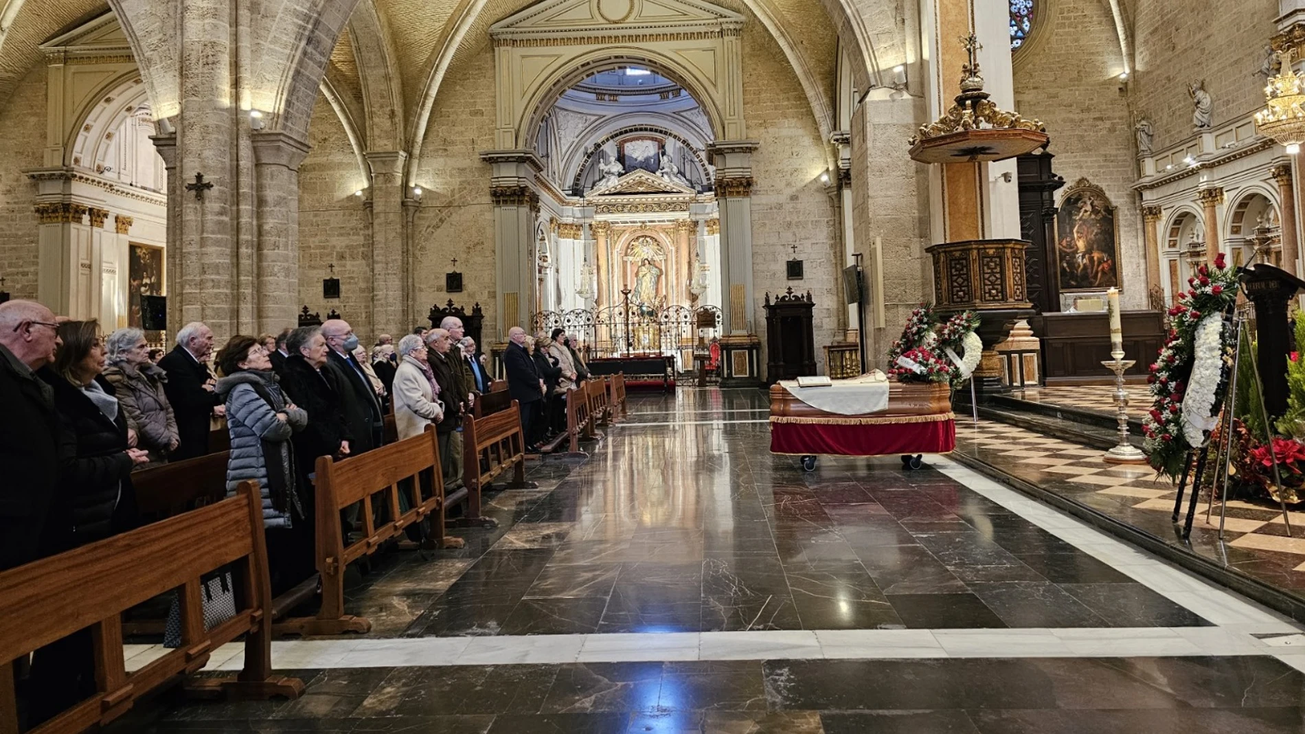 El sepelio de Vicente Collado tuvo lugar el domingo en la Catedral de Valencia
