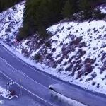 Alerta por el temporal de nieve en España: carreteras y puertos cortados