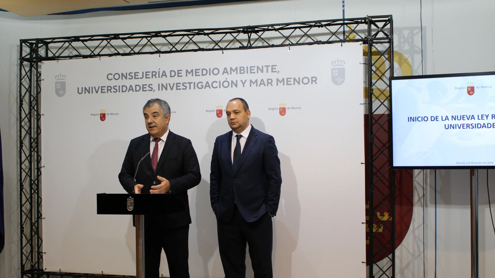 MURCIA.-El Gobierno regional inicia los trámites para elaborar la nueva Ley de Universidades de la Región de Murcia