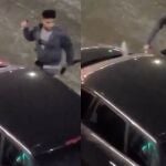 Dos individuos atacan un coche a machetazos en Wakefield (Reino Unido)