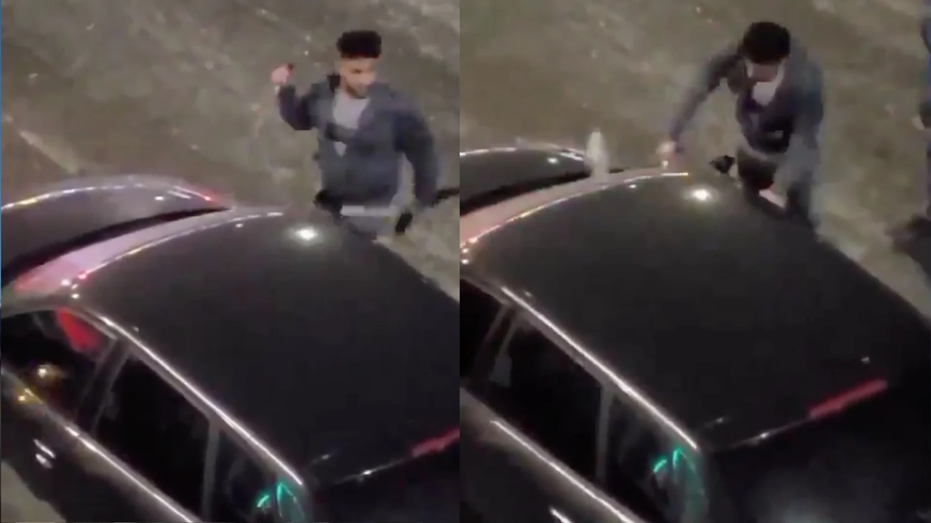 Dos individuos atacan un coche a machetazos en Wakefield (Reino Unido)