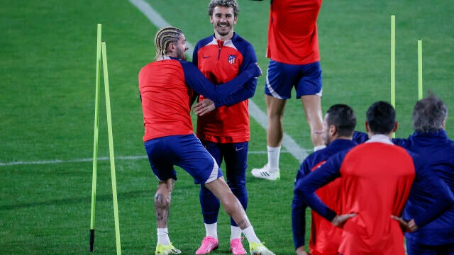 Entrenamiento del Atlético de Madrid