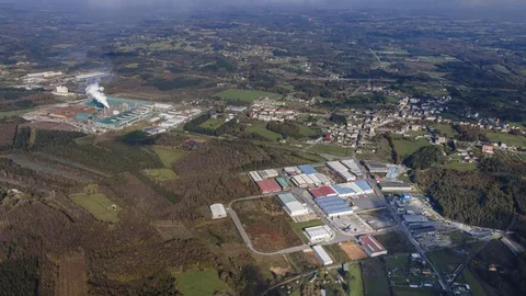Vista aérea del parque empresarial.