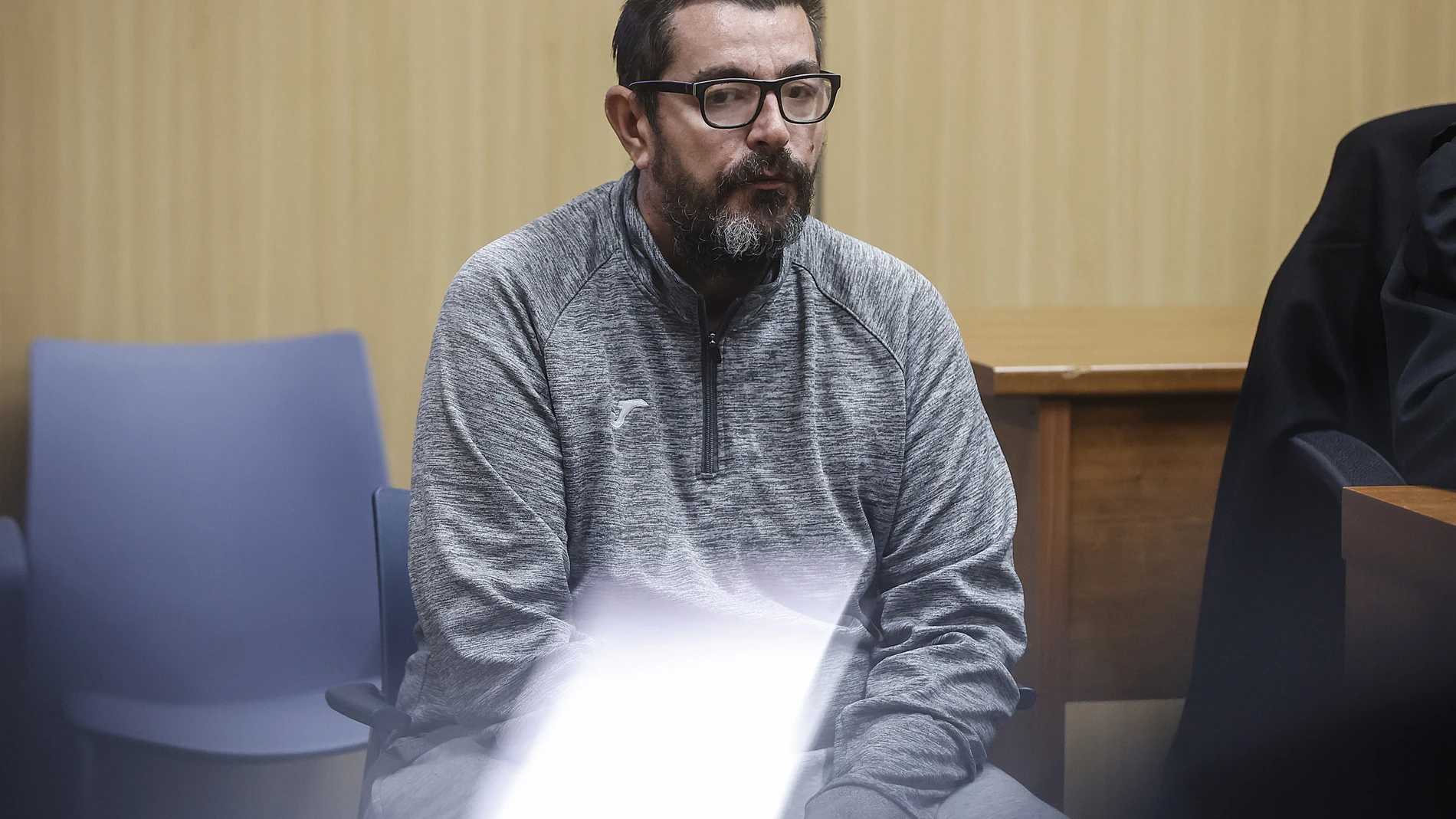 El acusado de matar a su hijo en Sueca durante el juicio ROBER SOLSONA 09/01/2024