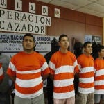 Miembros de la banda criminal "Los Choneros", detenidos por la Policía de Ecuador