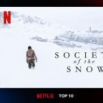 'La Sociedad de la nieve' registra números de récord en Netflix