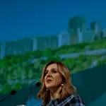 La alcaldesa de Valencia, María José Catalá, durante la inauguración de la gala