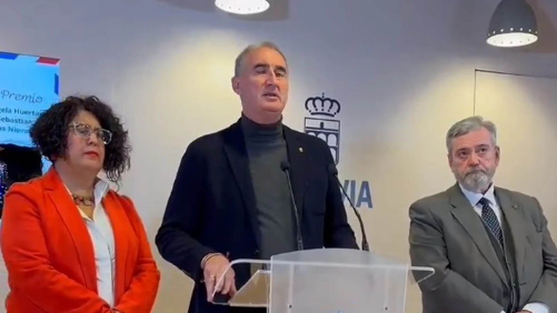 El alcalde de Segovia, José Mazarías, presenta los presupuestos de 2024