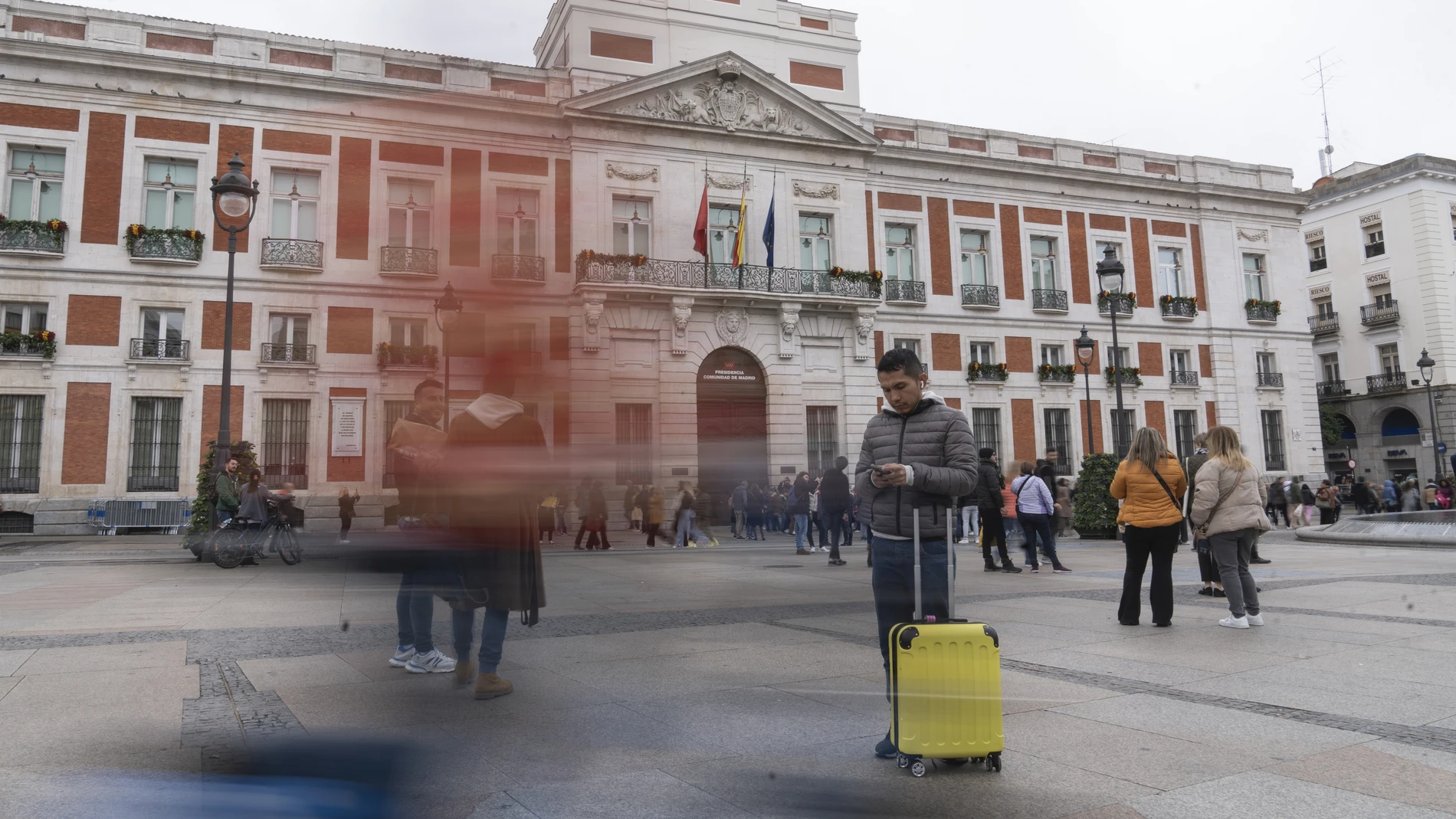 Turistas en el centro de Madrid.