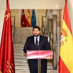 López Miras anuncia la creación de un catálogo con los beneficios fiscales que ofrece la Región para atraer a empresas