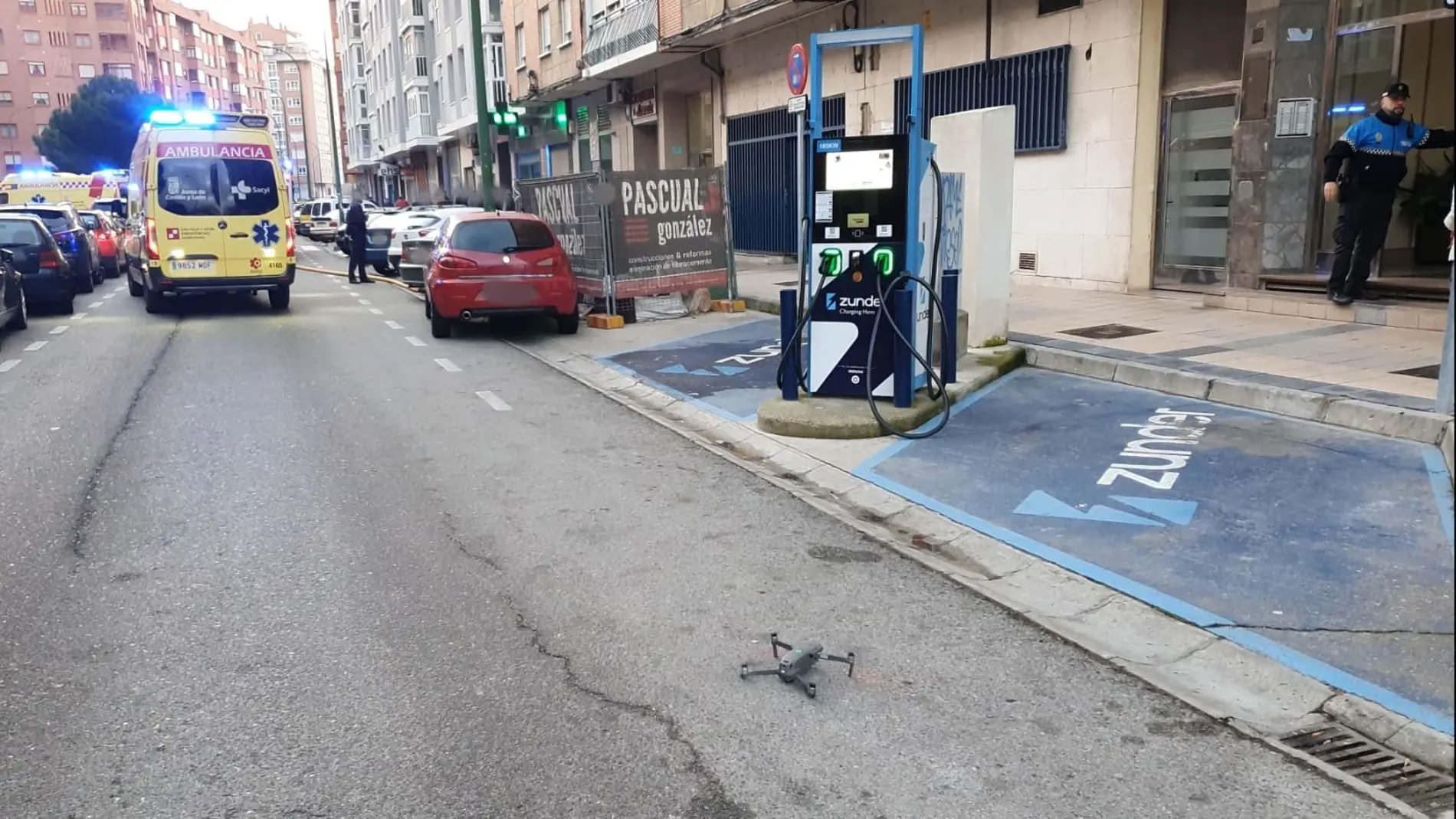 Incendio en la vivienda de Burgos
