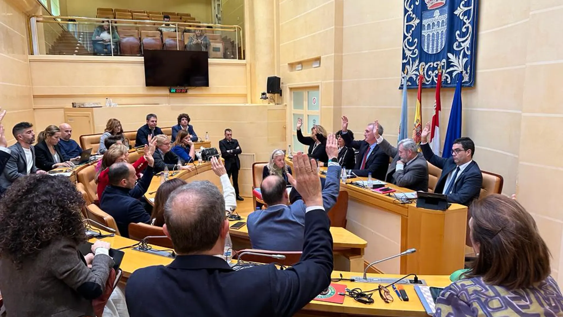El pleno del Ayuntamiento de Segovia aprueba el Presupuesto para 2024