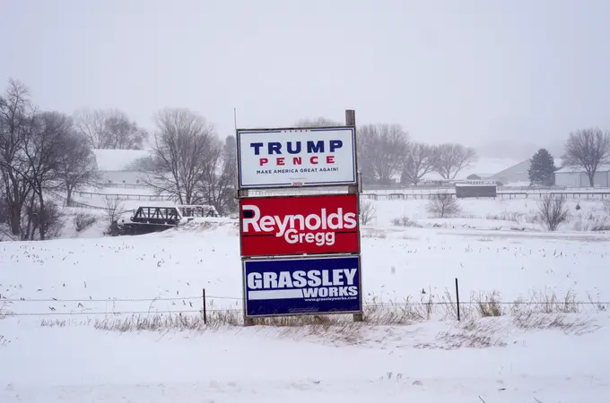 Tres candidatos republicanos con tres estilos muy distintos pelean por el voto de Iowa a 20 grados bajo cero
