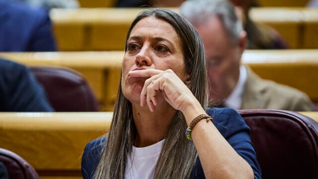 Míriam Nogueras de Junts per Catalunya en el pleno del Congreso,