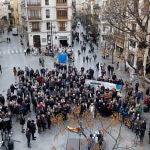 Concentración de esta mañana por la recuperación del Derecho Civil valenciano