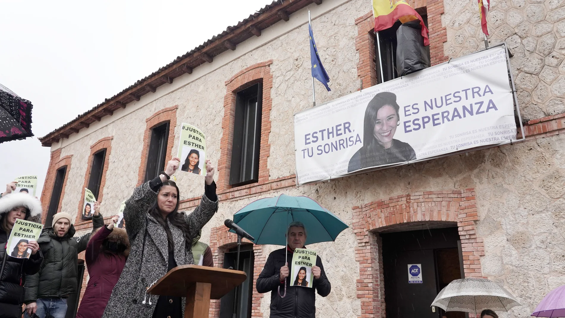 Concentración para pedir justicia para Esther López, cuando se cumplen dos años de su desaparición y muerte