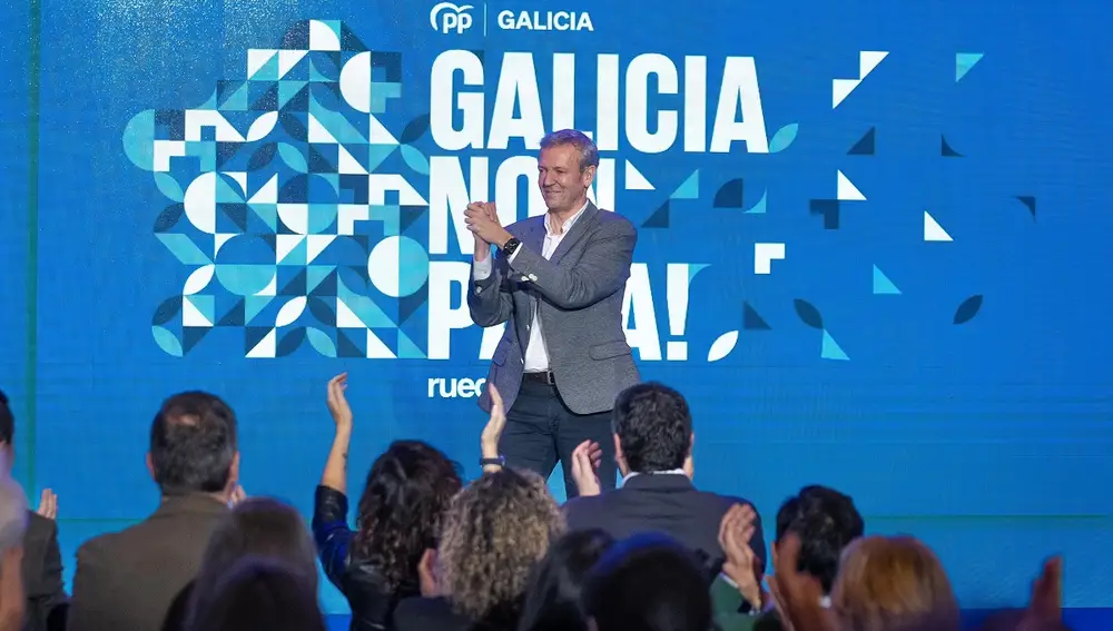 Rueda, en el acto de hoy.