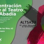 MADRID.-Vox se concentrará el jueves frente al Teatro de la Abadía por el estreno de la obra 'Altsasu'