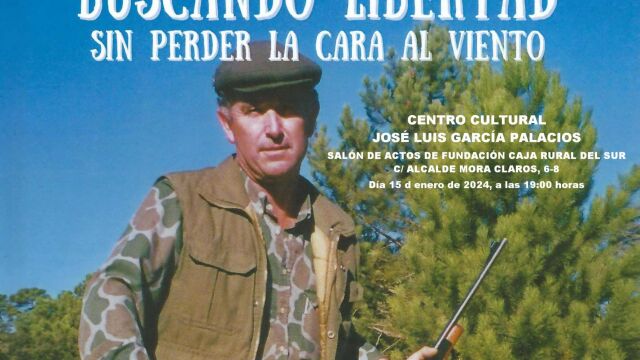 Cartel anunciador de la presentación del libro