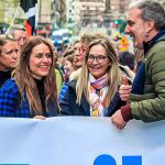 Itzíar Ituño en la manifestación en favor de excarcelar a los presos de ETA, el pasado sábado en Bilbao 