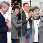 Los candidatos a la Presidencia de la Xunta