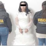 Con el vestido de novia y esposada: detienen en la puerta de la iglesia a una integrante del narco mexicano