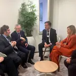 Milei se reúne con la reina Máxima y el primer ministro neerlandés en Davos
