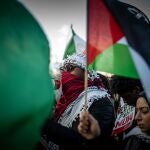 Manifestación en favor del pueblo palestino