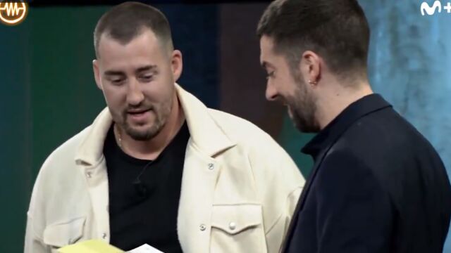 Miguel "El Níspero" junto a David Broncano en 'La Resistencia'