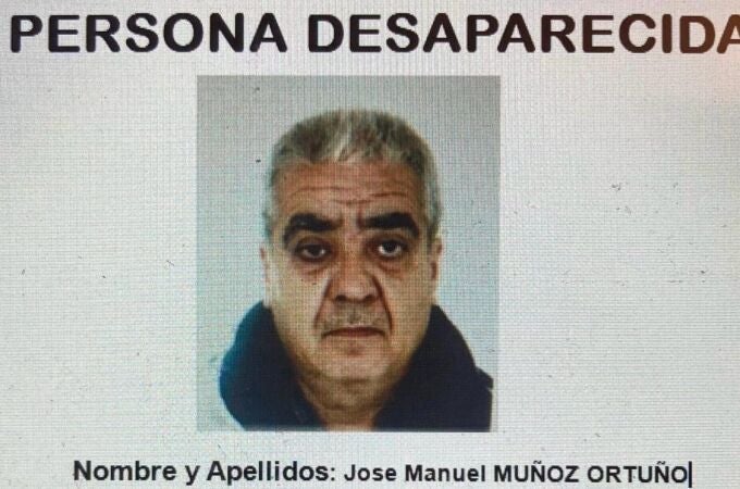 MURCIA.-Policía Nacional difunde la foto del hombre desaparecido en Alcantarilla y pide la colaboración ciudadana