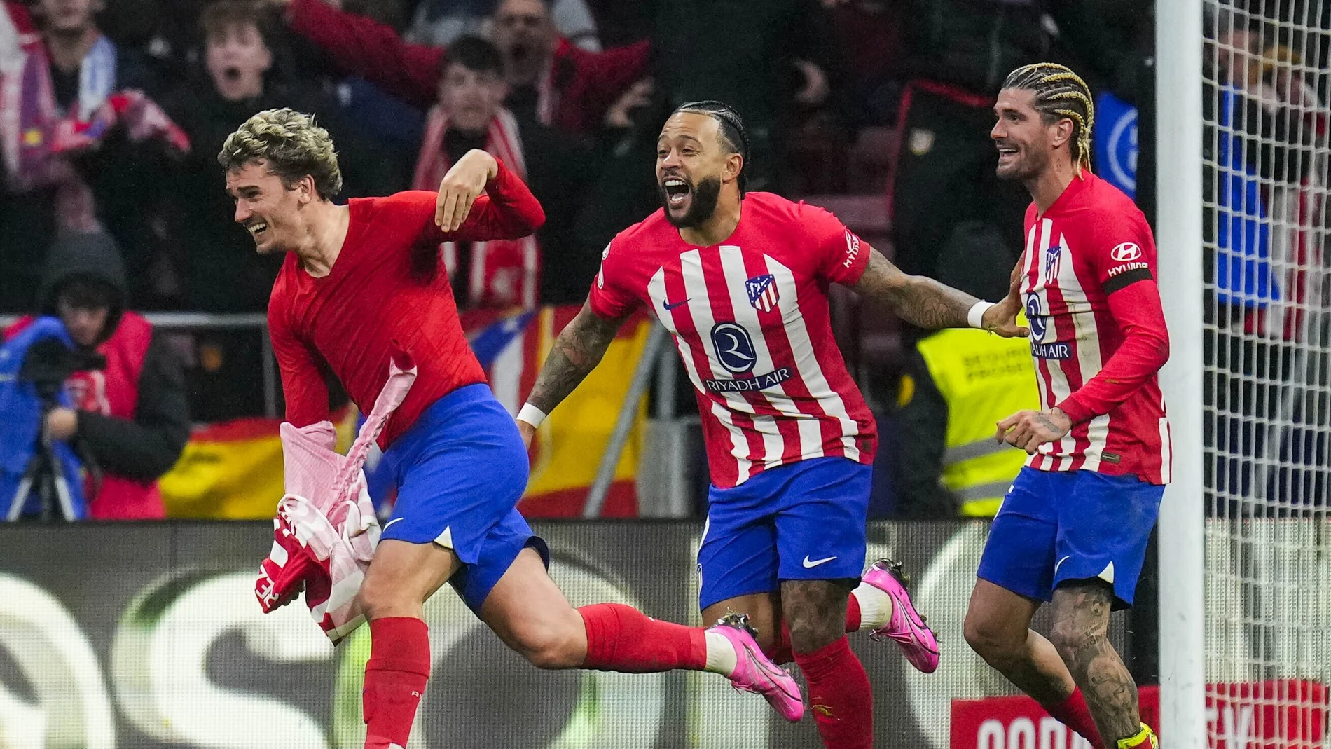 Griezmann celebra el 3-2