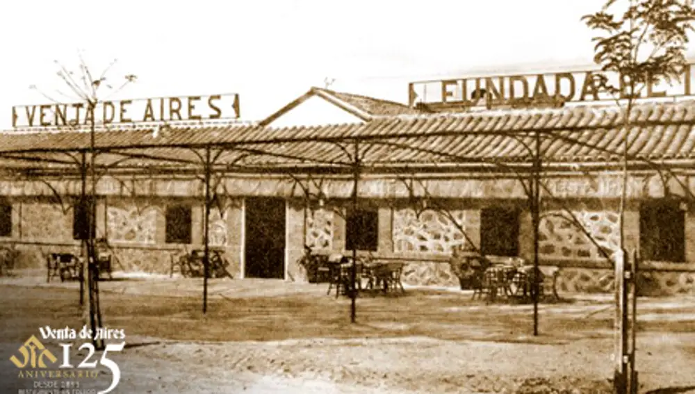 Foto histórica del restaurante Ventas de Aire (Toledo)
