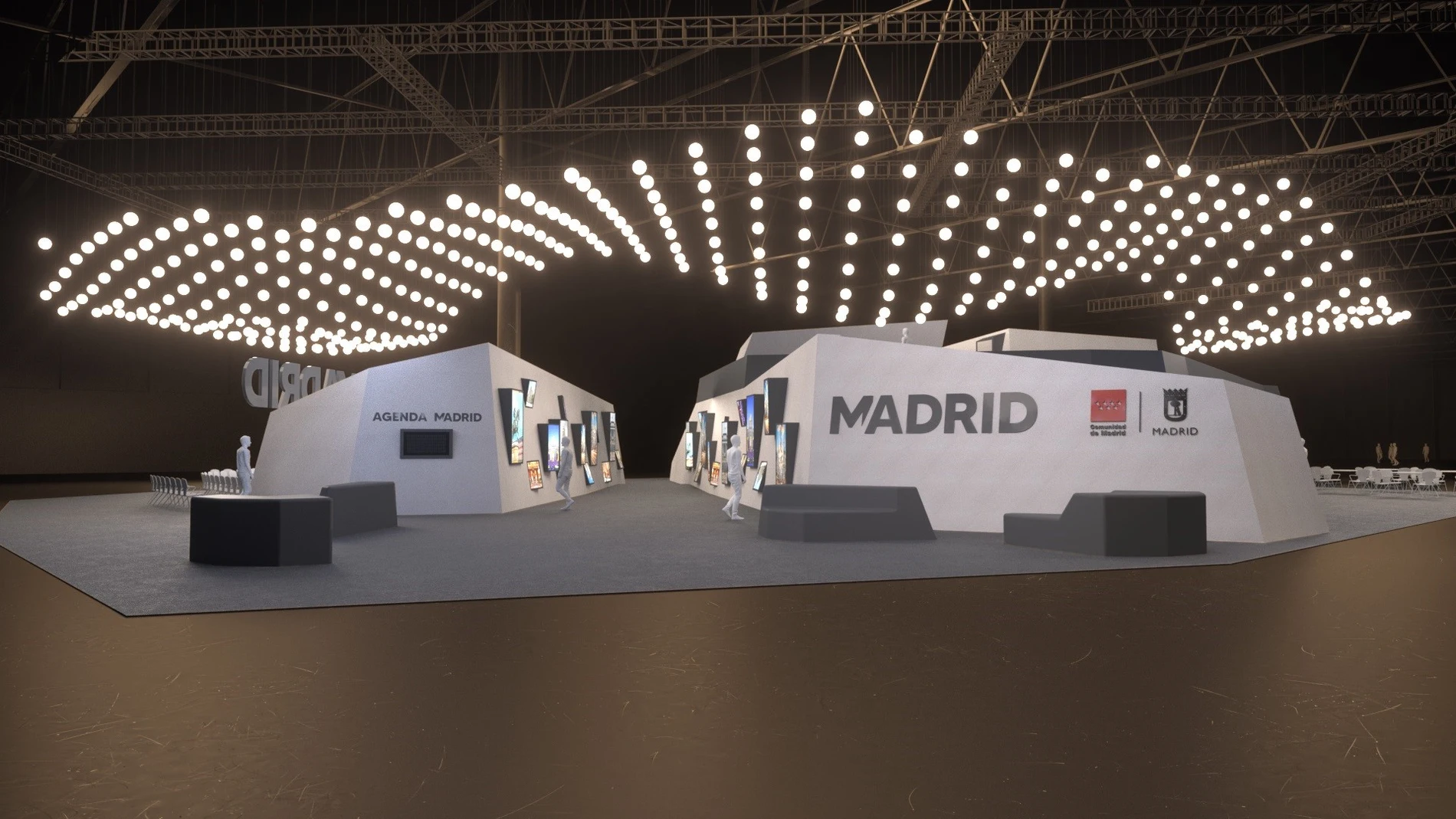 Diseño del estand de Madrid en Fitur 2024 COMUNIDAD DE MADRID 19/01/2024