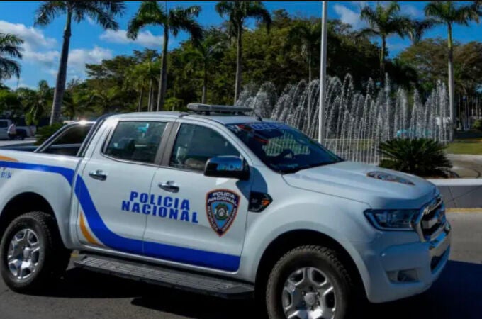 Un coche de Policía Nacional de República Dominicana