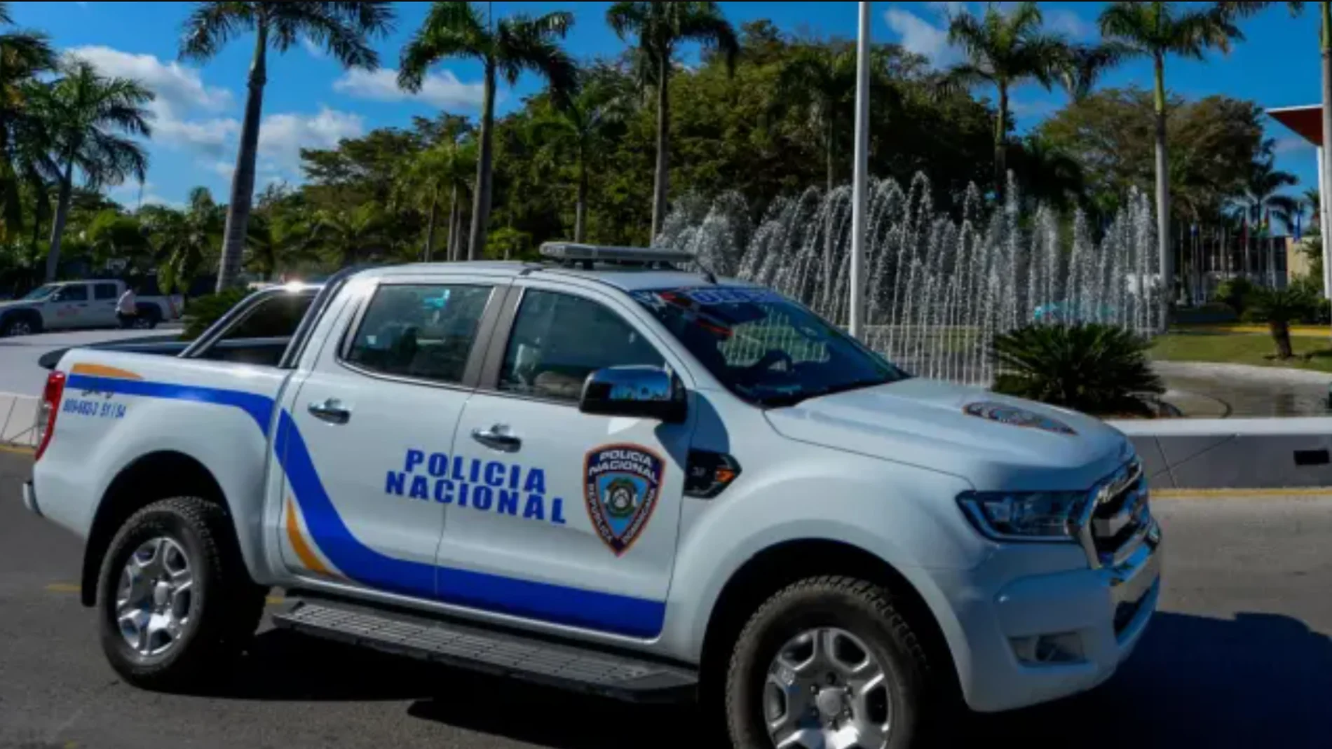 Un coche de Policía Nacional de República Dominicana