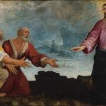 Oleo de Juan de Roelas "La vocación de Andrés y Pedro"