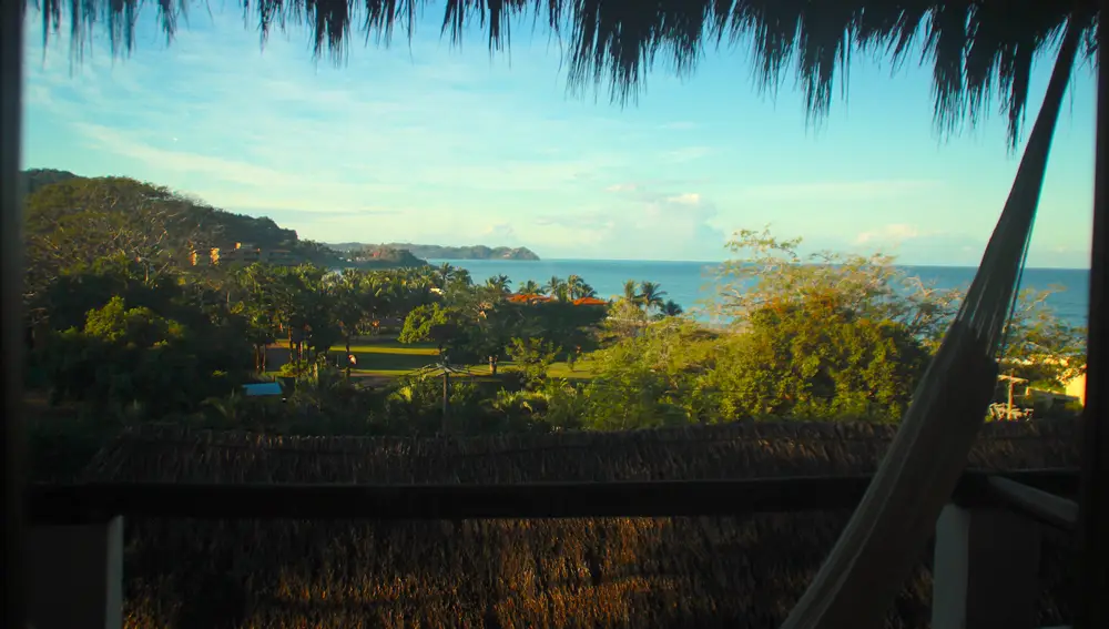 Vista desde una de las habitaciones del hotel Maraica San Pancho