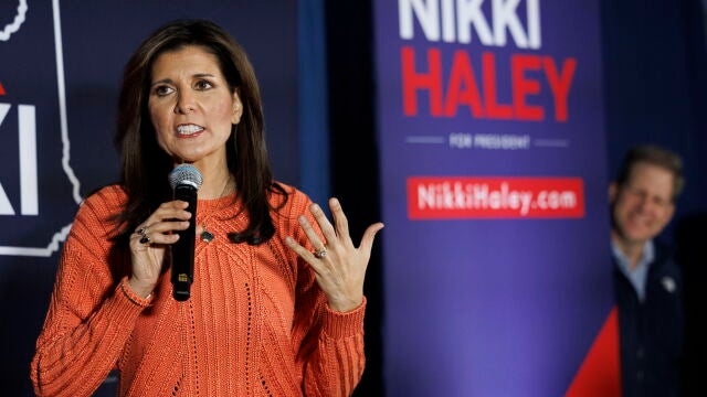 US presidential hopeful Nikki Haley campaigns in New Hampshire