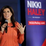US presidential hopeful Nikki Haley campaigns in New Hampshire