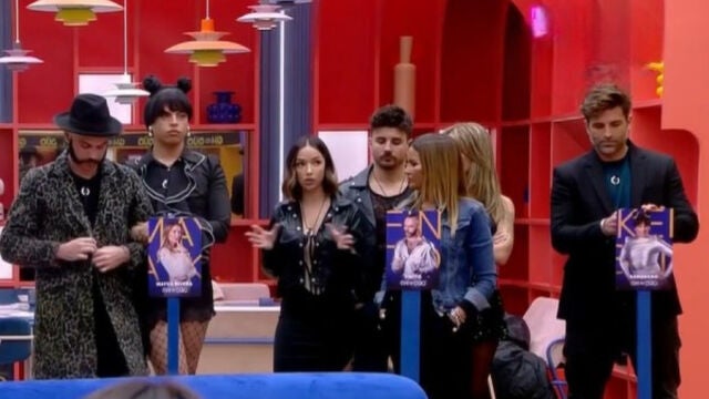 Varios concursantes de 'GH DÚO' durante los posicionamientos