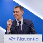 El presidente del Gobierno, Pedro Sánchez visita Navantia