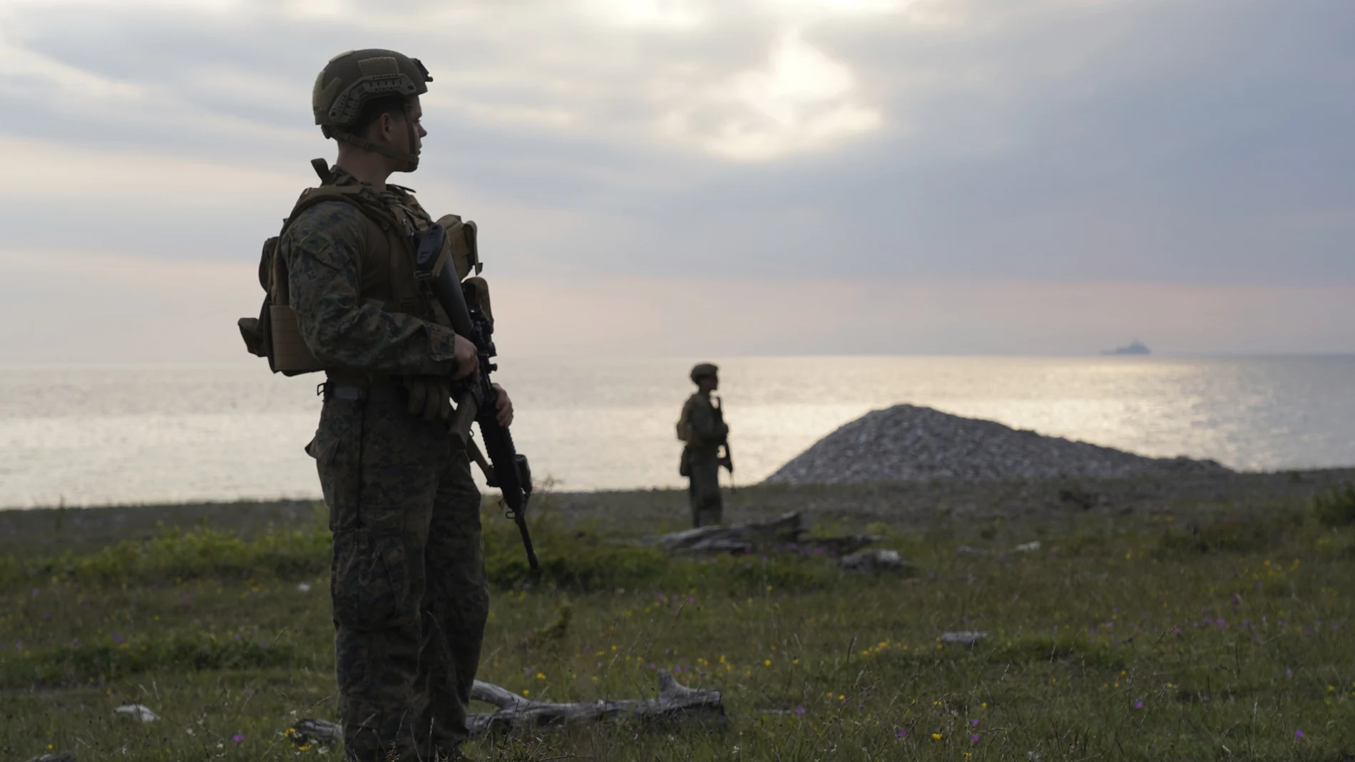 Militares de EE UU participan en maniobras militares en la isla sueca de Gotland