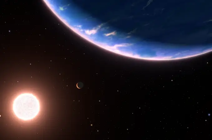 El Hubble detecta vapor de agua en la atmosfera de un exoplaneta