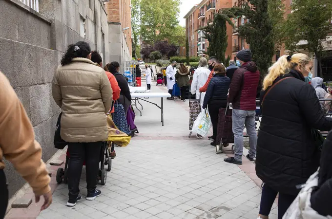 Un 26,5% de la población en España está en riesgo de pobreza o exclusión social