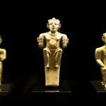 Figuras del Tesoro de Quimbayas de Oro, Museo de las Américas, Madrid