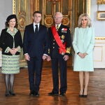 French President Emmanuel Macron visits Sweden