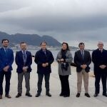 La consejera de Agricultura junto a representantes del Ayuntamiento y el Puerto de Algeciras