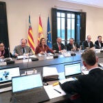 La alcaldesa de Valencia, María José Catalá, ha asistido esta mañana al Consejo de Administración de la APV