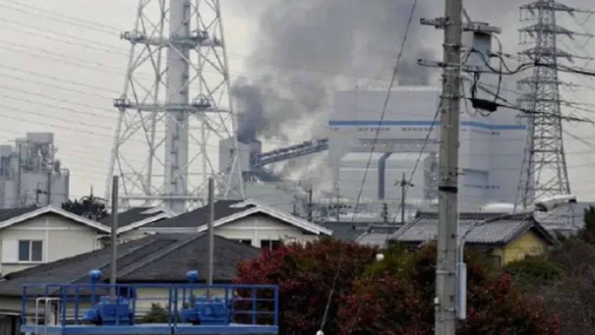 Accidente en una central térmica en Japón
