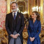 Los reyes reciben en audiencia al cuerpo diplomático acreditado en España